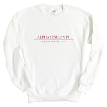 Load image into Gallery viewer, Alpha Epsilon Pi Sweatshirt - AEPI Old Fashioned Vintage Crewneck Sweatshirt - Kite and Crest
