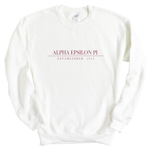 Alpha Epsilon Pi Sweatshirt - AEPI Old Fashioned Vintage Crewneck Sweatshirt - Kite and Crest