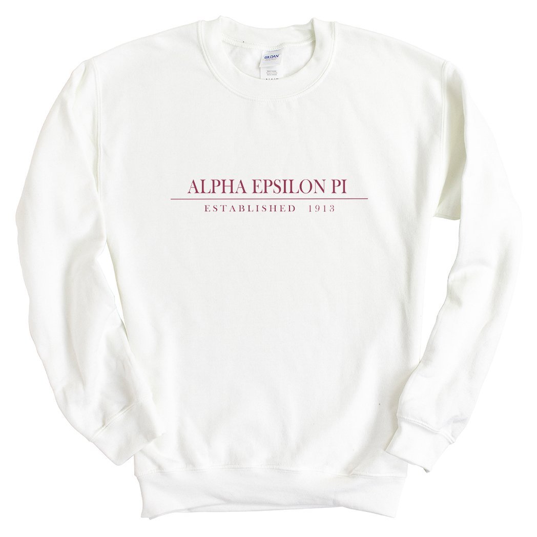 Alpha Epsilon Pi Sweatshirt - AEPI Old Fashioned Vintage Crewneck Sweatshirt - Kite and Crest