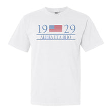 Load image into Gallery viewer, Alpha Eta Rho Candidate Comfort Colors T-Shirt - Kite and Crest
