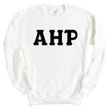 Load image into Gallery viewer, Alpha Eta Rho Keeping it Simple Sweatshirt - Fraternity Crewneck Sweatshirt - Kite and Crest
