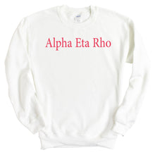 Load image into Gallery viewer, Alpha Eta Rho Simply Me Sweatshirt - Fraternity Crewneck Sweatshirt - Kite and Crest
