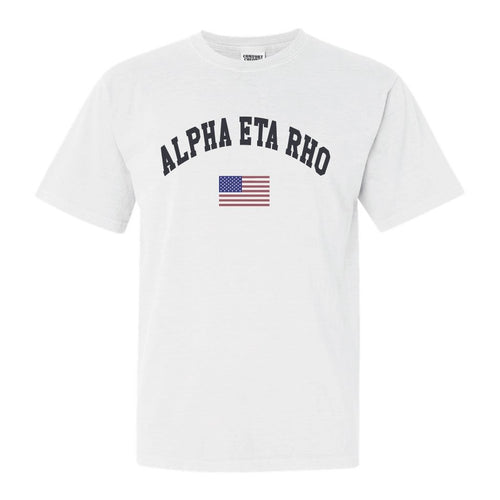 Alpha Eta Rho Traditional Flag Comfort Colors T-Shirt - Kite and Crest