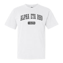 Load image into Gallery viewer, Alpha Eta Rho Weekender Comfort Colors T-Shirt - Kite and Crest
