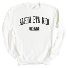 Load image into Gallery viewer, Alpha Eta Rho Weekender Sweatshirt - Fraternity Crewneck Sweatshirt - Kite and Crest
