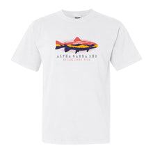 Load image into Gallery viewer, Alpha Gamma Rho Comfort Colors T-Shirt - AGR Fishing Shirt - Kite and Crest
