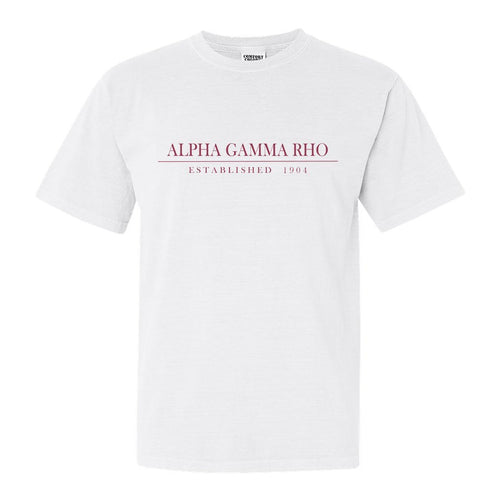 Alpha Gamma Rho Comfort Colors T-Shirt - AGR Old Fashioned Vintage Shirt - Kite and Crest