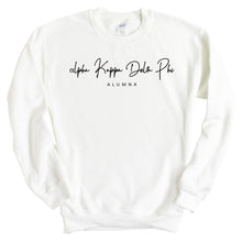 Load image into Gallery viewer, Alpha Kappa Delta Phi Sorority Alumna Crewneck Sweatshirt - Kite and Crest
