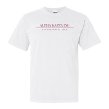 Load image into Gallery viewer, Alpha Kappa Psi Boyfriend Comfort Colors T-Shirt - Kite and Crest
