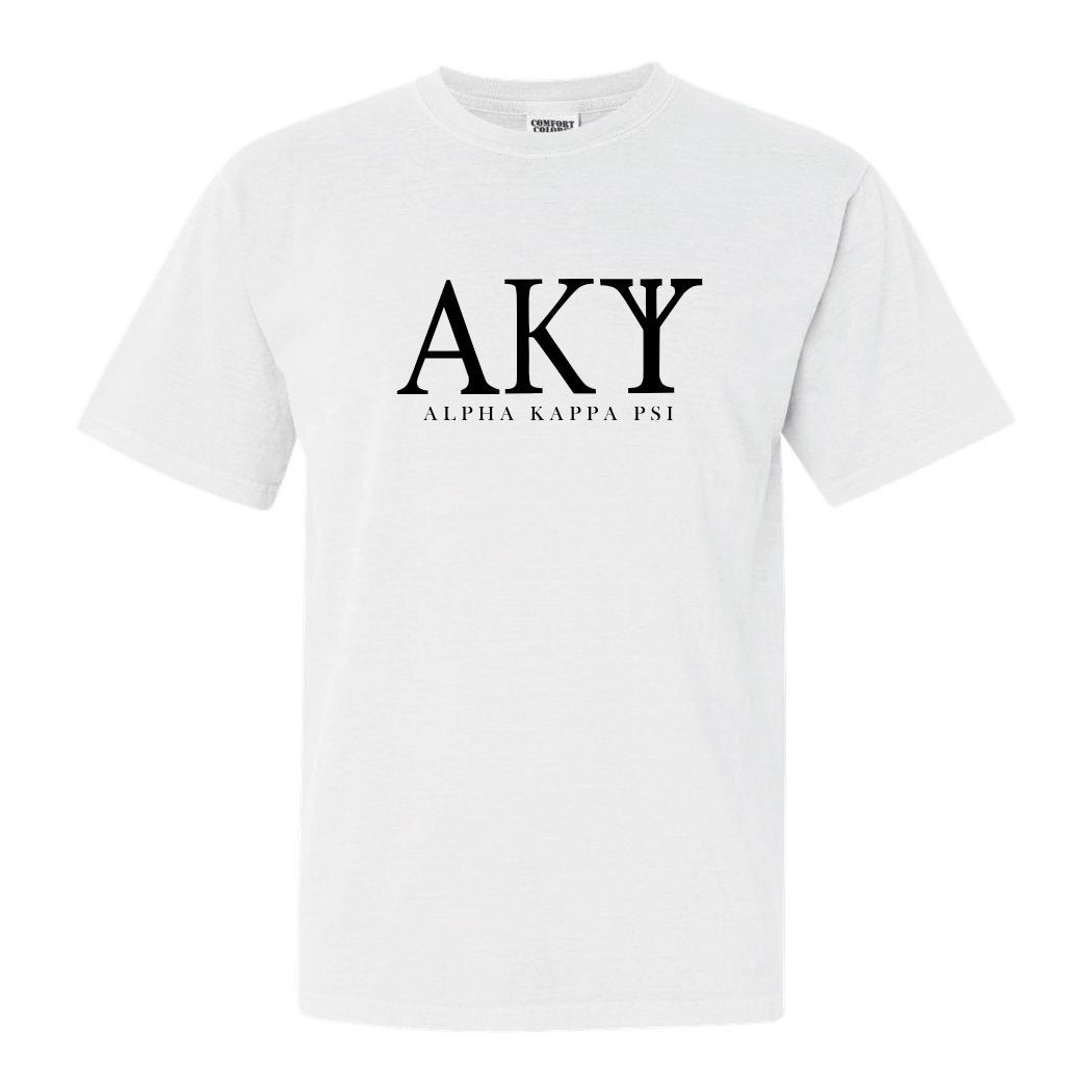 Alpha Kappa Psi Classic Comfort Colors T-Shirt - Kite and Crest