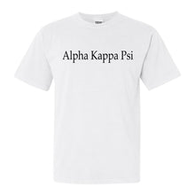 Load image into Gallery viewer, Alpha Kappa Psi Clean and Simple Comfort Colors T-Shirt - Kite and Crest
