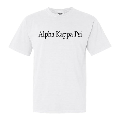 Alpha Kappa Psi Clean and Simple Comfort Colors T-Shirt - Kite and Crest