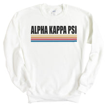 Load image into Gallery viewer, Alpha Kappa Psi Lets Race Sweatshirt - Fraternity Crewneck Sweatshirt - Kite and Crest
