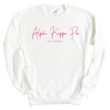 Load image into Gallery viewer, Alpha Kappa Psi Vintage Alumna Sweatshirt - Fraternity Crewneck Sweatshirt - Kite and Crest
