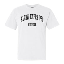 Load image into Gallery viewer, Alpha Kappa Psi Weekender Comfort Colors T-Shirt - Kite and Crest
