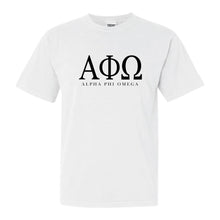 Load image into Gallery viewer, Alpha Phi Omega Classic Comfort Colors T-Shirt - Kite and Crest
