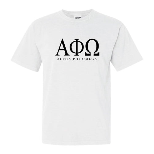 Alpha Phi Omega Classic Comfort Colors T-Shirt - Kite and Crest