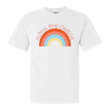 Load image into Gallery viewer, Alpha Phi Omega Happy Days Comfort Colors T-Shirt - Kite and Crest
