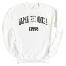 Load image into Gallery viewer, Alpha Phi Omega Weekender Sweatshirt - Fraternity Crewneck Sweatshirt - Kite and Crest
