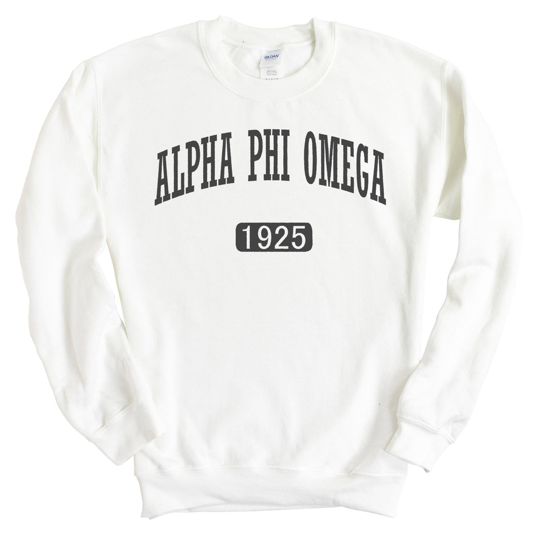 Alpha Phi Omega Weekender Sweatshirt - Fraternity Crewneck Sweatshirt - Kite and Crest