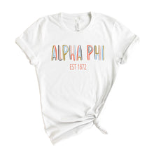 Load image into Gallery viewer, Alpha Phi T-shirt - A Phi Cooper Tee - Kite and Crest
