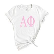 Load image into Gallery viewer, Alpha Phi Very Pink Sorority T-Shirt - Kite and Crest
