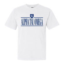 Load image into Gallery viewer, Alpha Tau Omega Comfort Colors T-Shirt - ATO Shield Shirt - Kite and Crest
