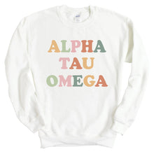 Load image into Gallery viewer, Alpha Tau Omega Sweatshirt - ATO Bright and Colorful Crewneck Sweatshirt - Kite and Crest
