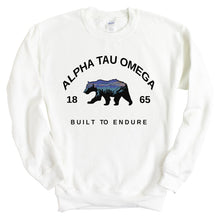 Load image into Gallery viewer, Alpha Tau Omega Sweatshirt - ATO Fraternal Bear Crewneck Sweatshirt - Kite and Crest
