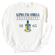 Load image into Gallery viewer, Alpha Tau Omega Sweatshirt - ATO Large Crest Crewneck Sweatshirt - Kite and Crest
