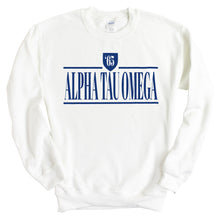 Load image into Gallery viewer, Alpha Tau Omega Sweatshirt - ATO Shield Crewneck Sweatshirt - Kite and Crest
