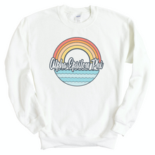 Load image into Gallery viewer, Sweatshirt - Wavy Rainbow Crewneck Sweatshirt
