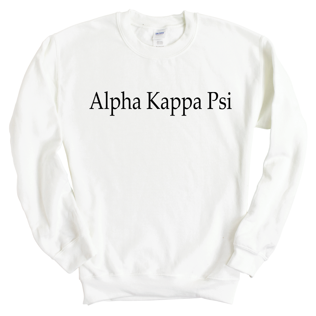 Clean and Simple Sweatshirt - Fraternity Crewneck Sweatshirt