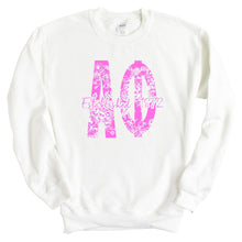 Load image into Gallery viewer, APHI Alpha Phi Pink Floral Sorority Crewneck Sweatshirt - Kite and Crest
