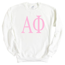 Load image into Gallery viewer, APHI Alpha Phi Very Pink Sorority Crewneck Sweatshirt - Kite and Crest
