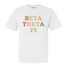 Load image into Gallery viewer, Beta Theta Pi Comfort Colors T-Shirt - Beta Bright and Colorful Shirt - Kite and Crest
