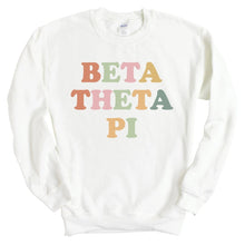 Load image into Gallery viewer, Beta Theta Pi Sweatshirt - Beta Bright and Colorful Crewneck Sweatshirt - Kite and Crest

