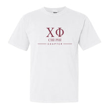Load image into Gallery viewer, Chi Phi Comfort Colors T-Shirt - Chi Phi Basic Lined Shirt - Kite and Crest
