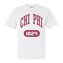 Load image into Gallery viewer, Chi Phi Comfort Colors T-Shirt - Chi Phi Large Athletic Shirt - Kite and Crest
