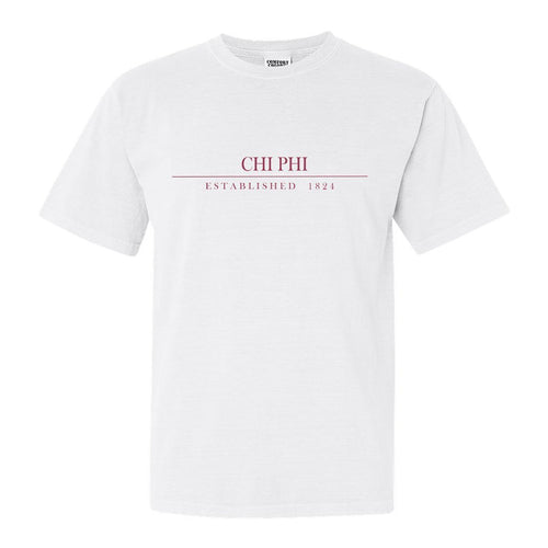 Chi Phi Comfort Colors T-Shirt - Chi Phi Old Fashioned Vintage Shirt - Kite and Crest