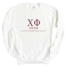 Load image into Gallery viewer, Chi Phi Sweatshirt - Chi Phi Basic Lined Crewneck Sweatshirt - Kite and Crest
