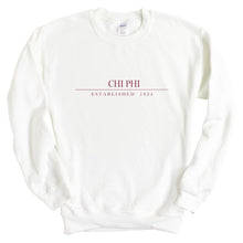 Load image into Gallery viewer, Chi Phi Sweatshirt - Chi Phi Old Fashioned Vintage Crewneck Sweatshirt - Kite and Crest
