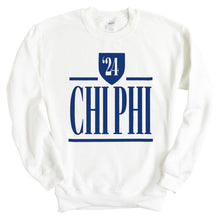 Load image into Gallery viewer, Chi Phi Sweatshirt - Chi Phi Shield Crewneck Sweatshirt - Kite and Crest
