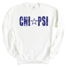 Load image into Gallery viewer, Chi Psi Fraternal Star Sweatshirt - Fraternity Crewneck Sweatshirt - Kite and Crest
