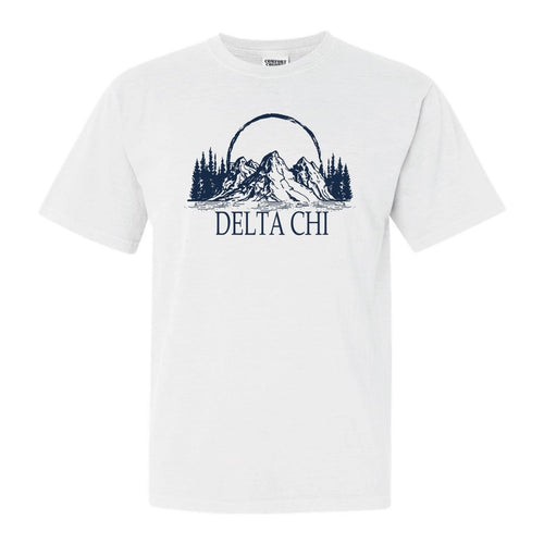 Delta Chi Comfort Colors T-Shirt - DCHI AEPI Epic Mountain Shirt - Kite and Crest