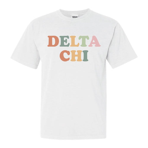 Delta Chi Comfort Colors T-Shirt - DCHI Bright and Colorful Shirt - Kite and Crest