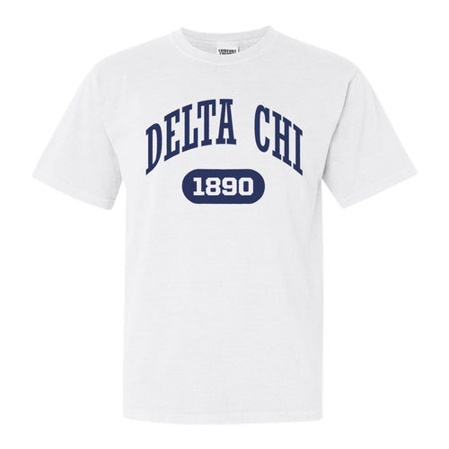 Delta Chi Comfort Colors T-Shirt - DCHI Fraternal Arch Shirt - Kite and Crest