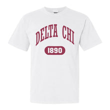 Load image into Gallery viewer, Delta Chi Comfort Colors T-Shirt - DCHI Large Athletic Shirt - Kite and Crest
