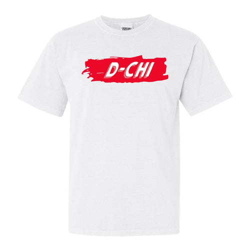 Delta Chi Comfort Colors T-Shirt - DCHI Red Slash Shirt - Kite and Crest