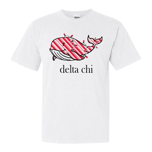 Delta Chi Comfort Colors T-Shirt - DCHI Red Whale Shirt - Kite and Crest